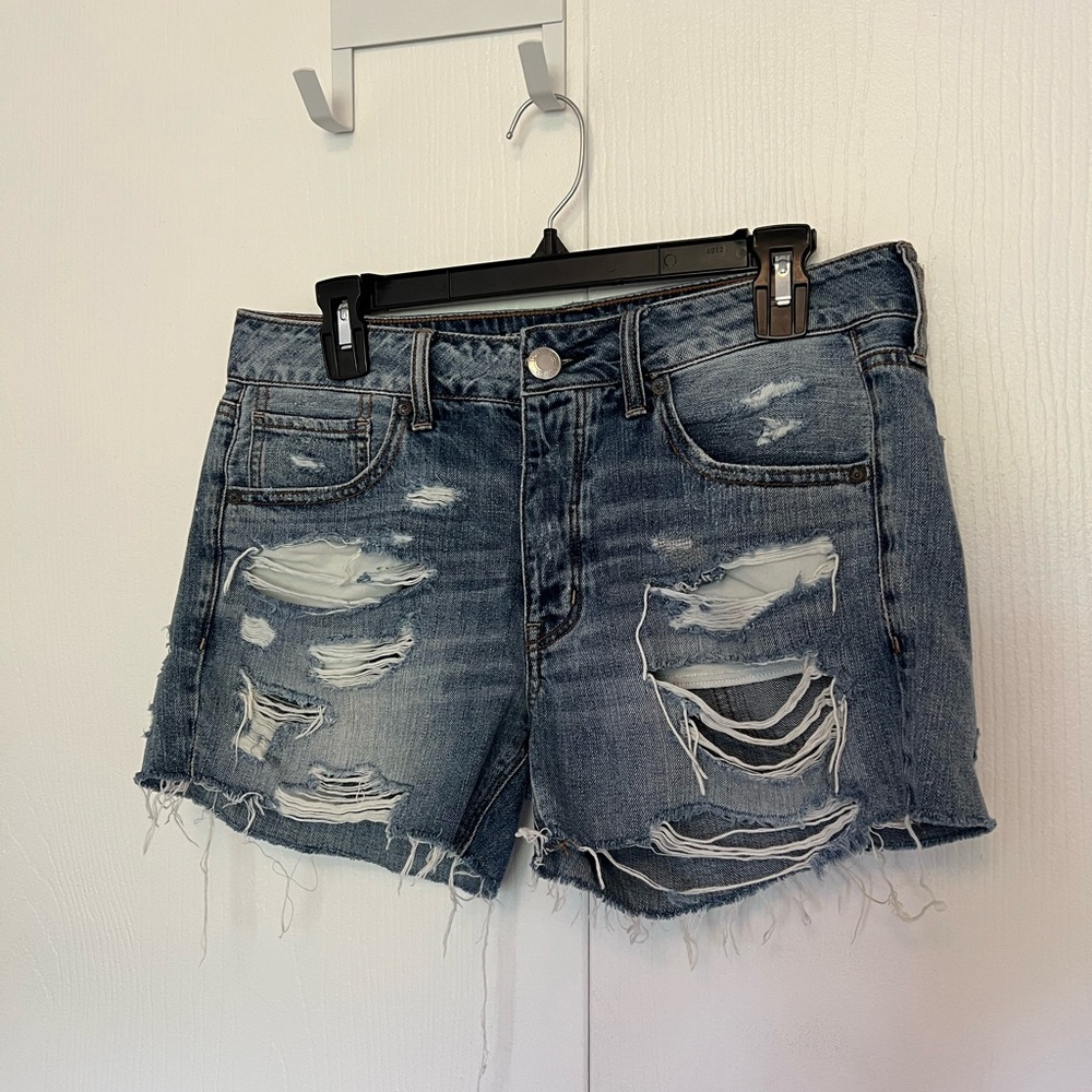 American Eagle Distressed Denim Shorts